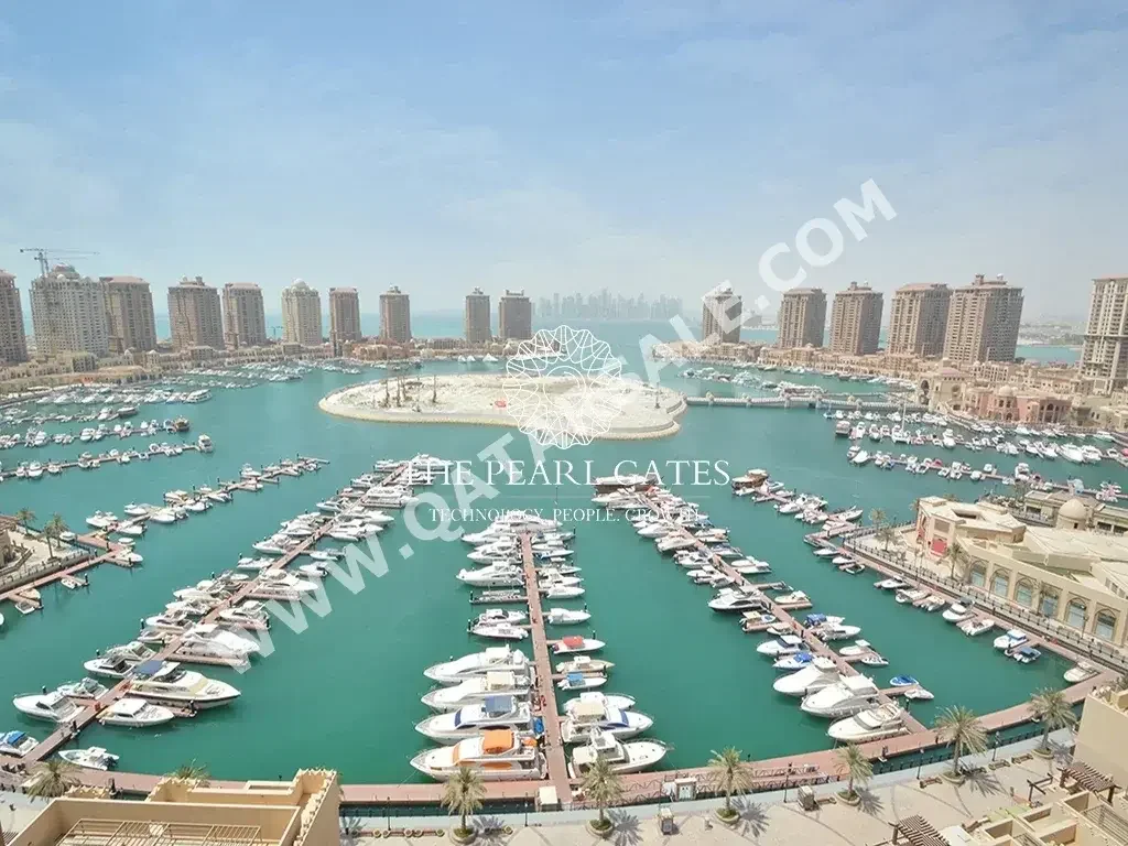 Apartment  For Sale  in Doha -  The Pearl  Semi Furnished