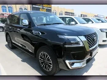 Nissan  Patrol  Platinum  2023  Automatic  0 Km  6 Cylinder  Four Wheel Drive (4WD)  SUV  Black  With Warranty