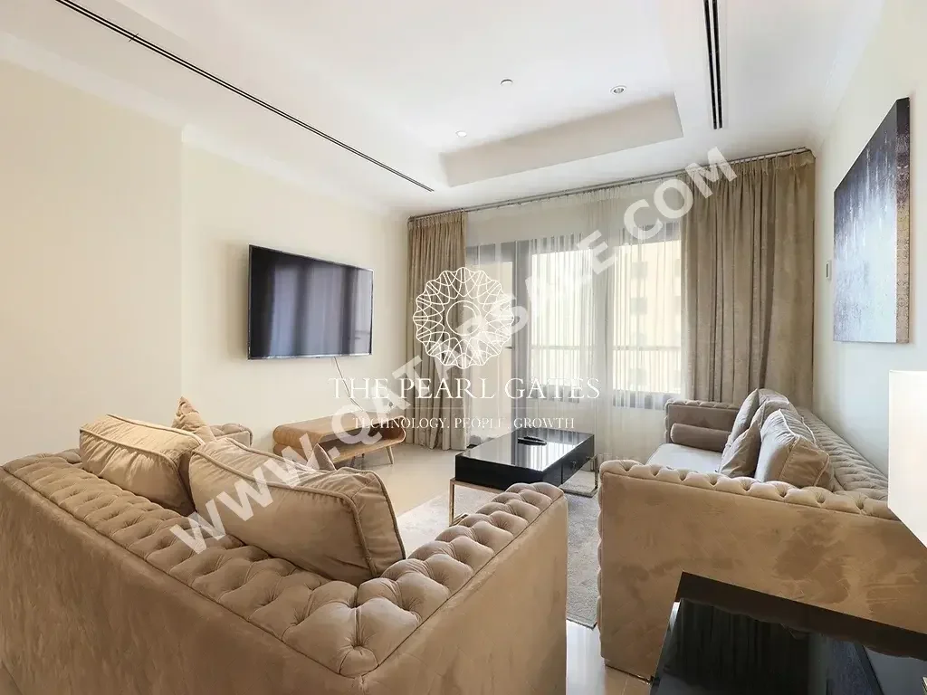 1 Bedrooms  Apartment  For Rent  in Doha -  The Pearl  Fully Furnished