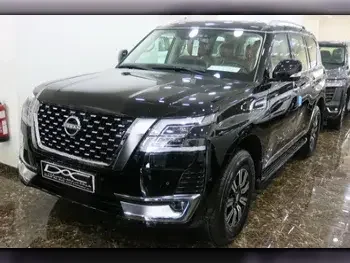 Nissan  Patrol  Titanium  2023  Automatic  0 Km  6 Cylinder  Four Wheel Drive (4WD)  SUV  Black  With Warranty