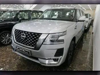 Nissan  Patrol  Platinum  2023  Automatic  0 Km  6 Cylinder  Four Wheel Drive (4WD)  SUV  Silver  With Warranty