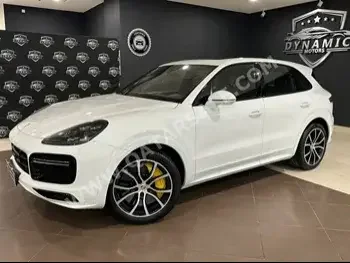 Porsche  Cayenne  Turbo  2019  Automatic  53,000 Km  8 Cylinder  Four Wheel Drive (4WD)  SUV  White  With Warranty