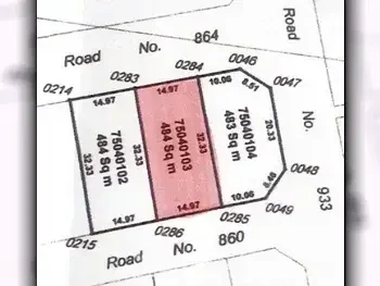 اراضي للبيع في الخور  - الذخيرة  -المساحة 484 متر مربع