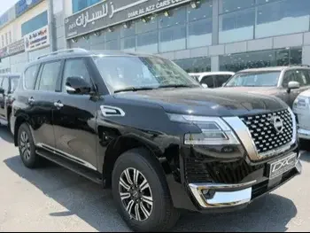 Nissan  Patrol  Titanium  2023  Automatic  0 Km  6 Cylinder  Four Wheel Drive (4WD)  SUV  Black  With Warranty