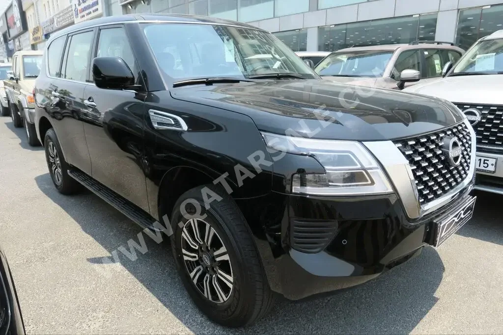 Nissan  Patrol  XE  2023  Automatic  0 Km  6 Cylinder  Four Wheel Drive (4WD)  SUV  Black  With Warranty