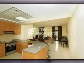 1 Bedrooms  Apartment  For Rent  in Lusail -  Fox Hills  Fully Furnished