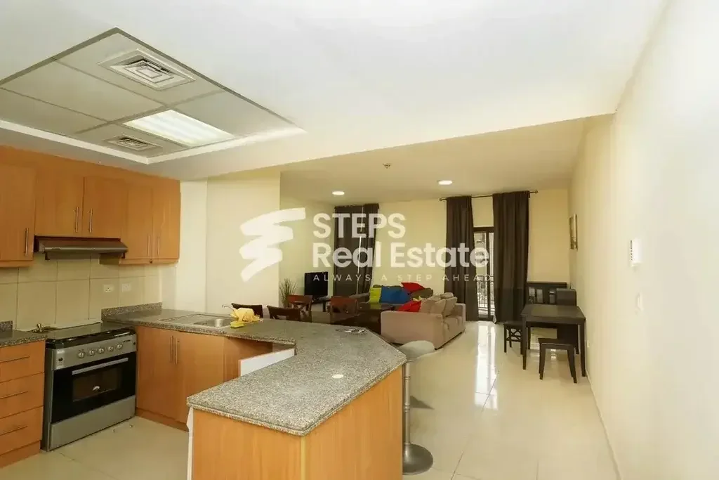 1 Bedrooms  Apartment  For Rent  in Lusail -  Fox Hills  Fully Furnished