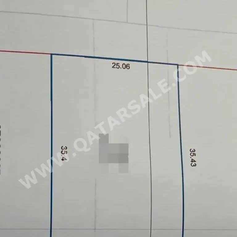 Lands For Sale in Doha  - Al Dafna  -Area Size 887 Square Meter