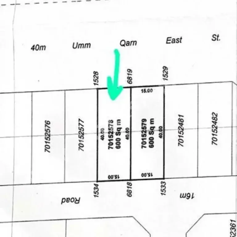 Lands For Sale in Al Daayen  - Umm Qarn  -Area Size 600 Square Meter