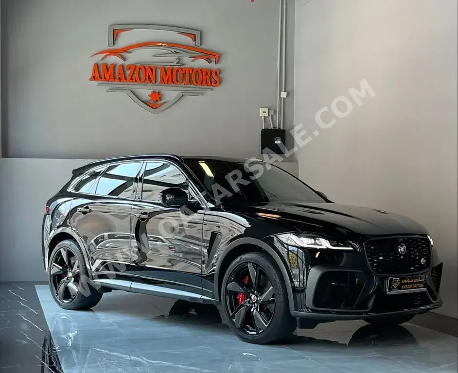 جاكوار  اف - بيس  اس في ار  2022  اوتوماتيك  21,000 كم  8 سلندر  دفع رباعي  اس يو في  أسود  تحت الضمان