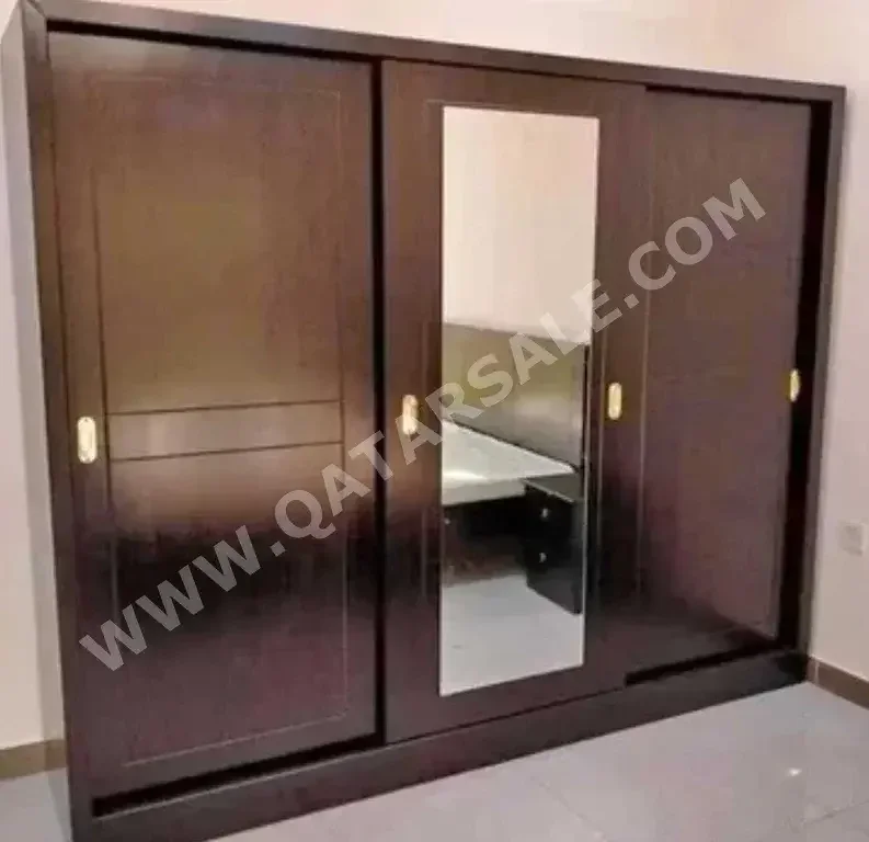 Wardrobes & Dressers - Doha Furniture  - Wardrobes  - Brown