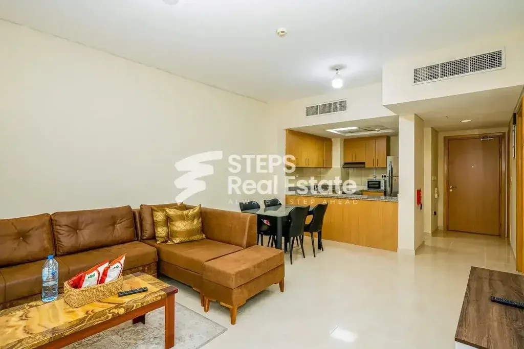 1 Bedrooms  Apartment  For Rent  in Lusail -  Fox Hills  Fully Furnished