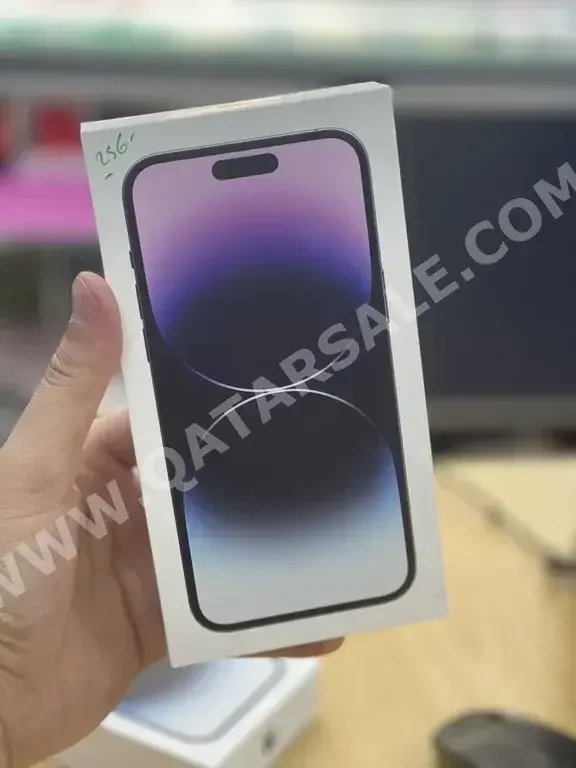 ابل - أيفون 14 - برو ماكس - 256 جيجابايت - تحت الضمان
