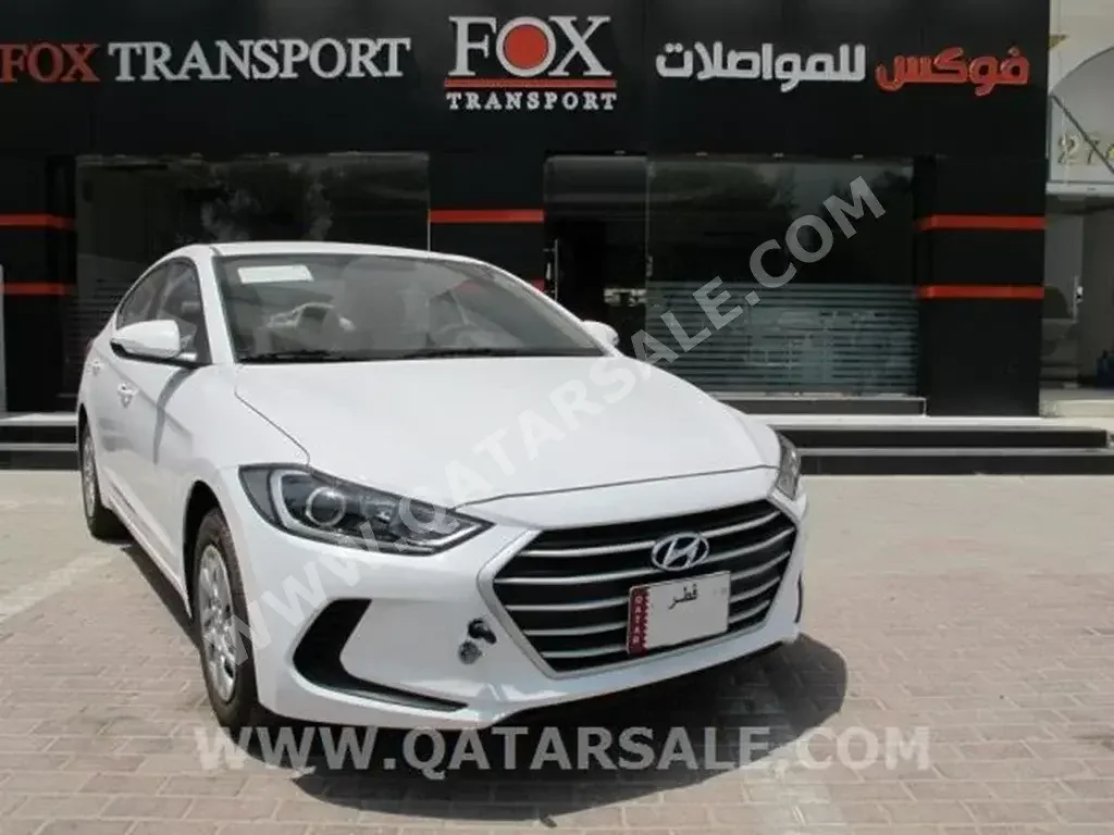 Hyundai  Elantra  Sedan  White  2017