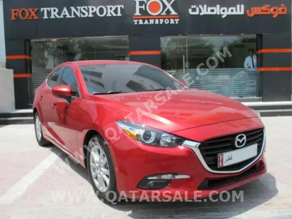 Mazda  Mazda 3  Sedan  Red  2017