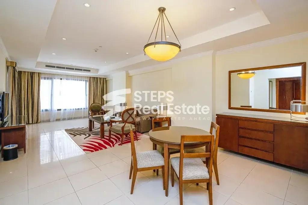 1 Bedrooms  Apartment  For Rent  in Doha -  The Pearl  Fully Furnished