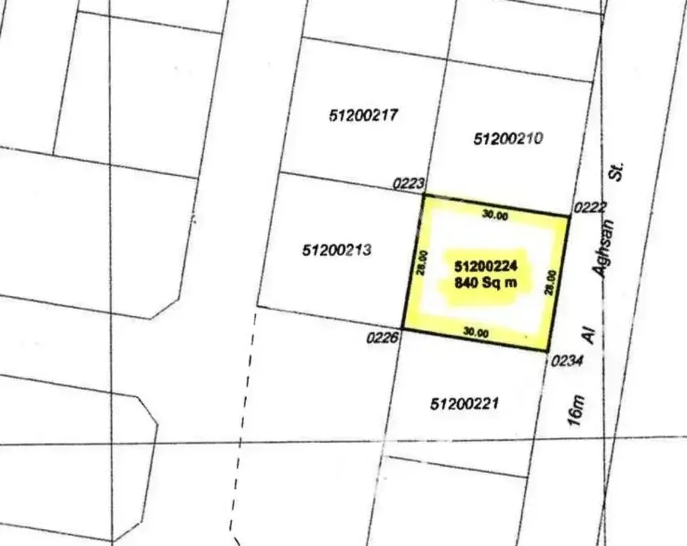 Lands For Sale in Al Rayyan  - Al Gharrafa  -Area Size 840 Square Meter