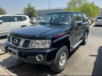 Nissan  Patrol  Safari  2023  Manual  0 Km  6 Cylinder  Four Wheel Drive (4WD)  SUV  Black  With Warranty