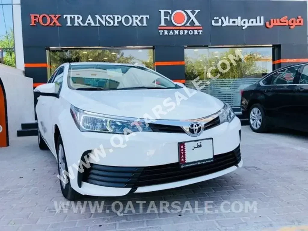 Toyota  Corolla  Sedan  White  2018