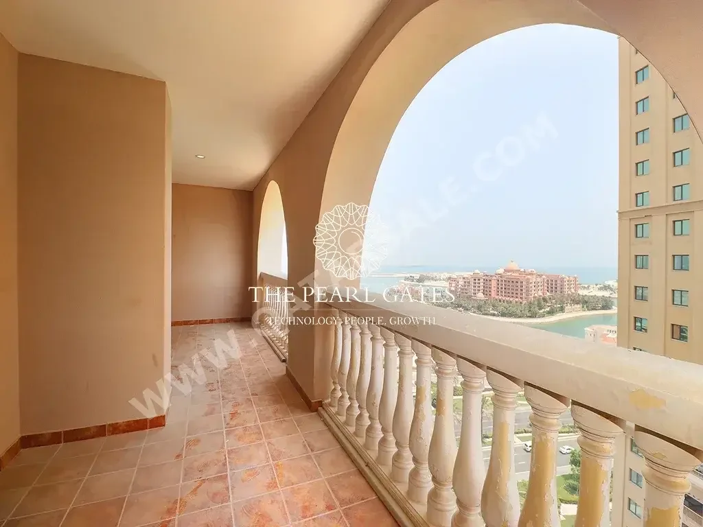 2 Bedrooms  Apartment  For Rent  in Doha -  The Pearl  Fully Furnished