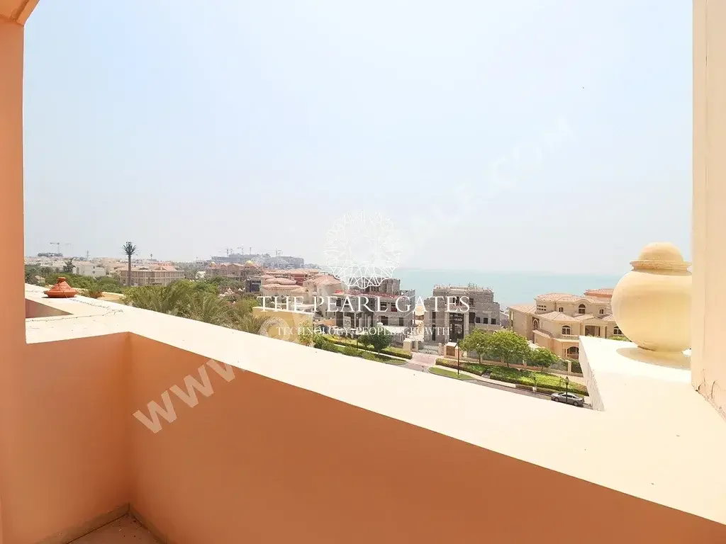 2 Bedrooms  Apartment  For Rent  in Doha -  The Pearl  Semi Furnished