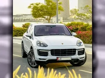 Porsche  Cayenne  Turbo  2016  Automatic  65,000 Km  8 Cylinder  Four Wheel Drive (4WD)  SUV  White  With Warranty