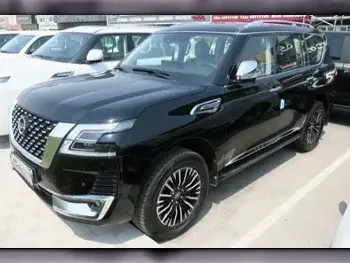 Nissan  Patrol  Platinum  2023  Automatic  0 Km  6 Cylinder  Four Wheel Drive (4WD)  SUV  Black  With Warranty