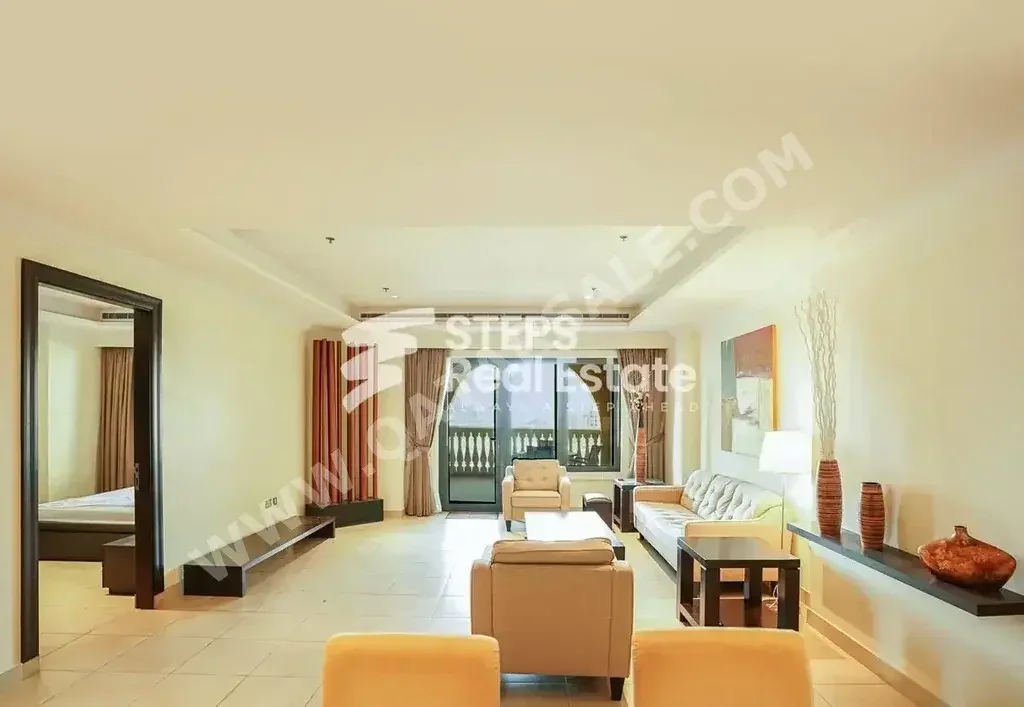 1 Bedrooms  Apartment  For Rent  in Doha -  The Pearl  Fully Furnished