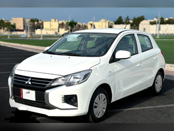 Mitsubishi Mirage 3 Cylinder Hatchback White 2024