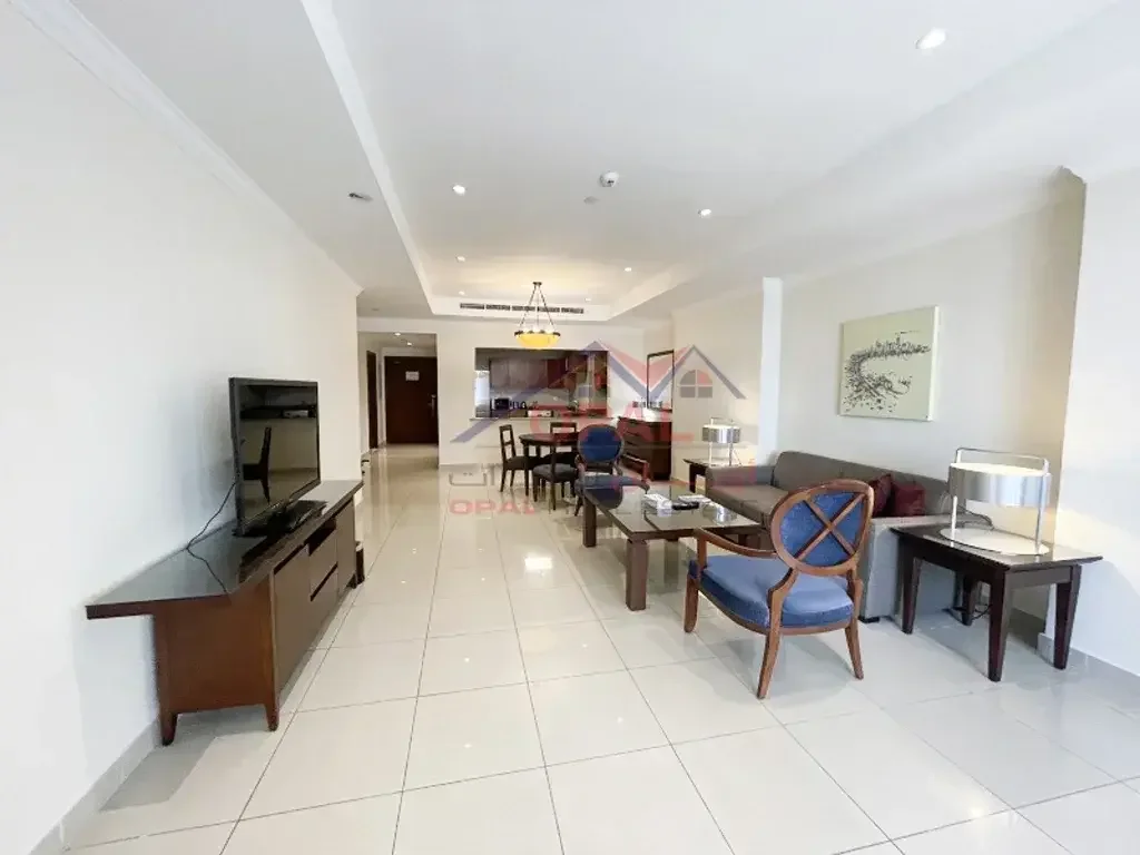 1 Bedrooms  Apartment  For Rent  in Doha -  The Pearl  Fully Furnished