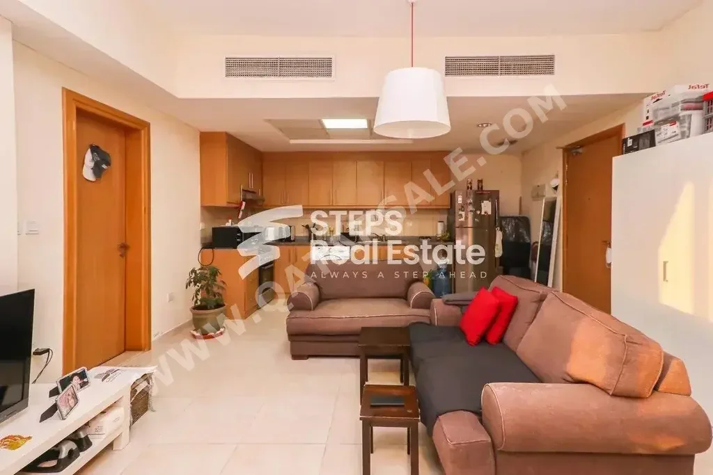 1 Bedrooms  Studio  For Rent  in Lusail -  Fox Hills  Semi Furnished