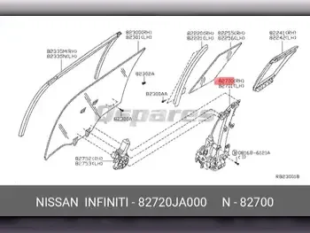 Car Parts - Nissan  Altima  - Interior Parts  -Part Number: 82720JA000