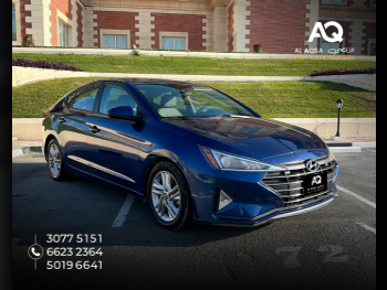 Hyundai  Elantra  4 Cylinder  Sedan  Blue  2019