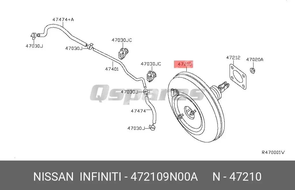 Car Parts - Nissan  Altima  - Brakes & Wheel Bearings  -Part Number: 472109N00A