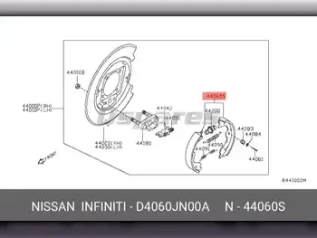 قطع غيار السيارات - نيسان  ألتيما  - الفرامل ومحامل العجلات  -رقم القطعة: D4060JN00A