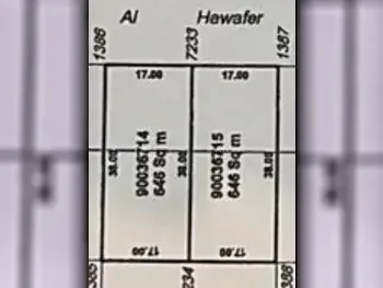 Lands For Sale in Al Wakrah  - Al Wakrah  -Area Size 645 Square Meter