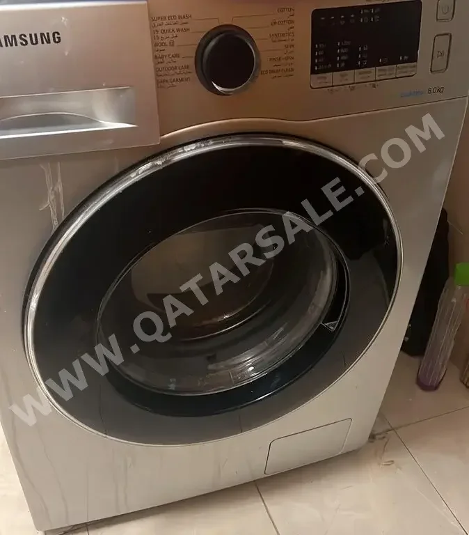 Washers & Dryers Sets Samsung /  8 Kg  Stainless Steel  2019  Front Load Washer  Electric