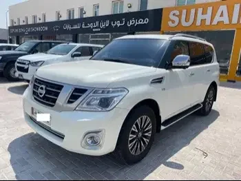 Nissan  Patrol  Platinum  2016  Automatic  214,000 Km  8 Cylinder  Four Wheel Drive (4WD)  SUV  White  With Warranty