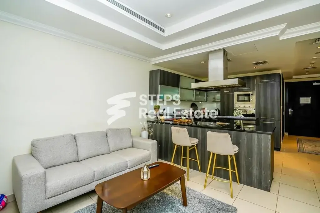 Studio  For Rent  in Doha -  The Pearl  Fully Furnished