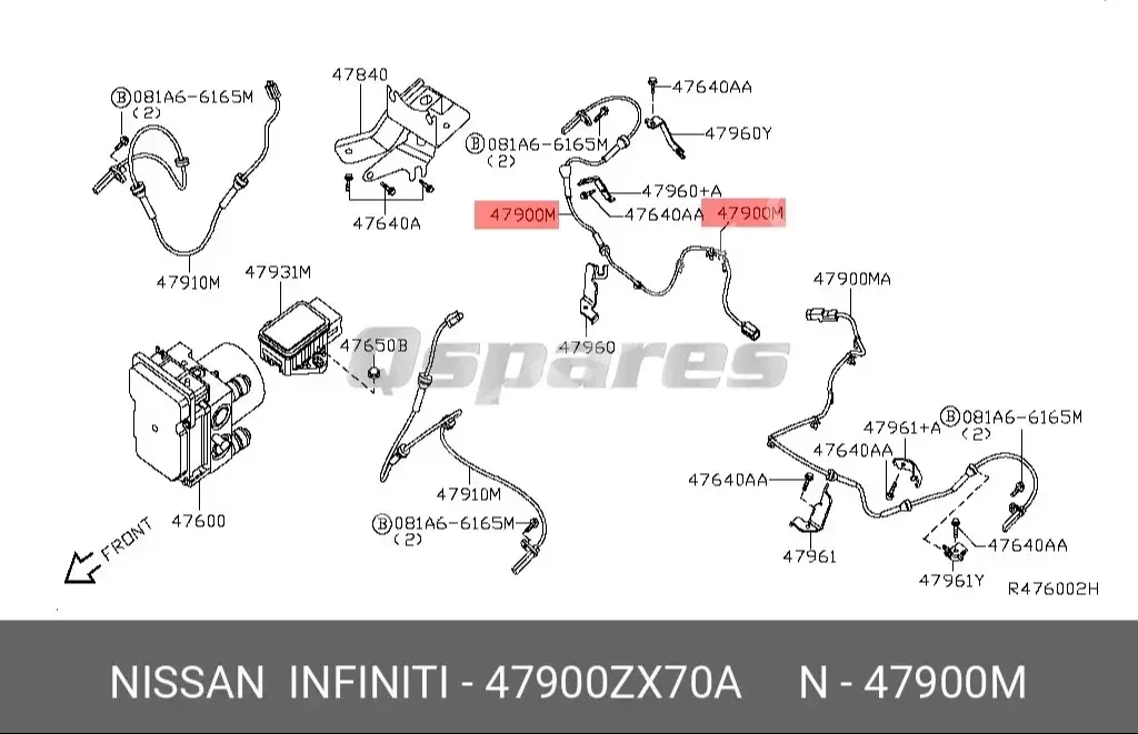 Car Parts - Nissan  Altima  - Electric Parts  -Part Number: 47900ZX70A