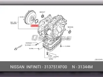 قطع غيار السيارات - نيسان  ألتيما  - المحرك و ملحقاته  -رقم القطعة: 313751XF00