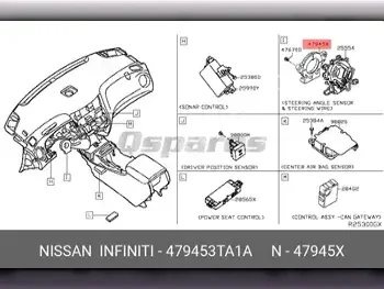 قطع غيار السيارات - نيسان  ألتيما  - القطع الالكترونية  -رقم القطعة: 479453TA1A