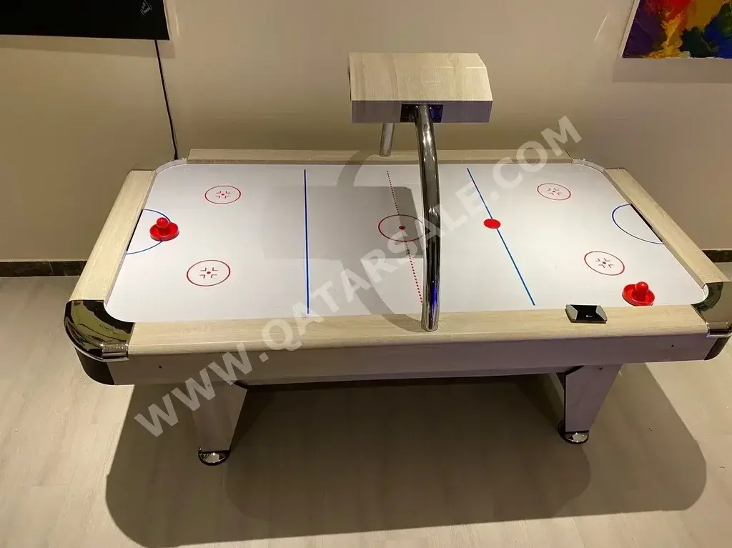 White  Hockey Table