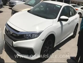 Honda  Civic  4 Cylinder  Sedan  White  2020