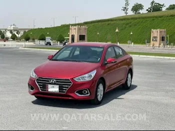 Hyundai  Accent  4 Cylinder  Sedan  Red  2021