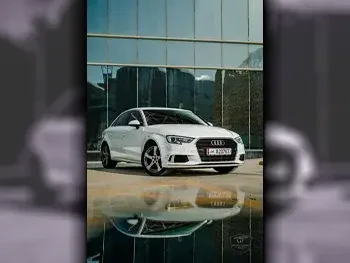 Audi  A3  1.4  2019  Automatic  59,000 Km  4 Cylinder  Front Wheel Drive (FWD)  Sedan  White  With Warranty