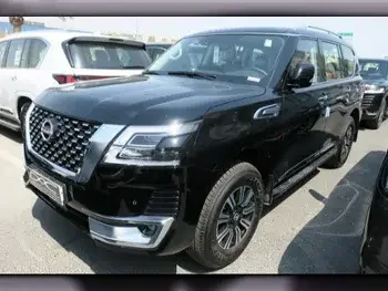 Nissan  Patrol  Titanium  2023  Automatic  0 Km  6 Cylinder  Four Wheel Drive (4WD)  SUV  Black  With Warranty