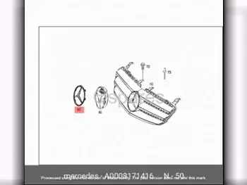 Car Parts - Mercedes-Benz  R-Class  - Accessories  -Part Number: A0008171416