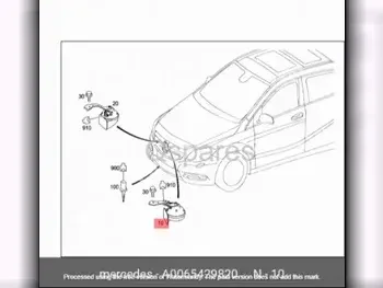 قطع غيار السيارات - مرسيدس - بنز  ايه - كلاس  -رقم القطعة: A0065429820