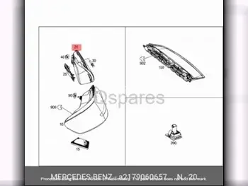 Car Parts - Mercedes-Benz  S-Class  - Lightning & Fuses  -Part Number: A2179060657